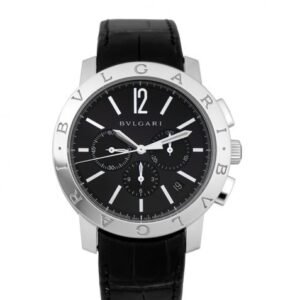 Bvlgari Chronograph Automatic Black Dial Men's Watch