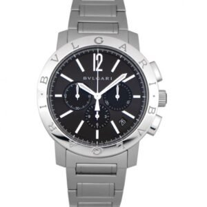 Bvlgari Chronograph Automatic Black Dial Men's Watch