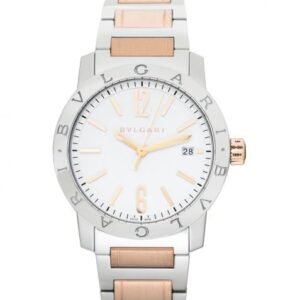 Bvlgari Automatic White Dial Stainless Steel Men's Watch