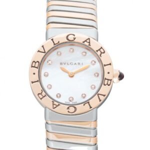 Bvlgari Quartz Mother of pearl Dial 18kt Pink Gold Ladies Watch