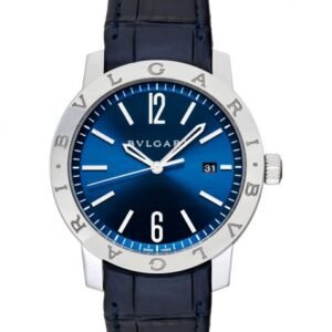 Bvlgari Automatic Blue Dial Stainless Steel Men's Watch
