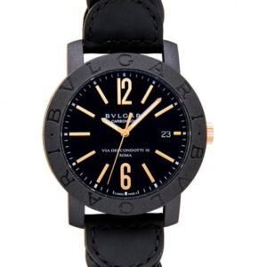 Bvlgari Automatic Black Dial Men's Watch