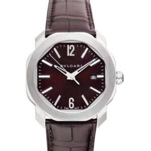 Bvlgari Octo Automatic Brown Dial Stainless Steel Men's Watch