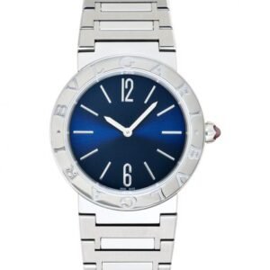 Bvlgari Quartz Blue Dial Ladies Watch