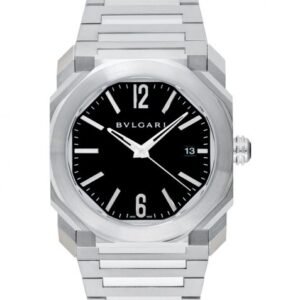 Bvlgari Octo Solotempo Automatic Black Dial Men's Watch