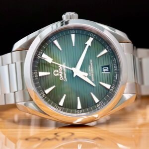 2021 OMEGA Seamaster Aqua Terra Green Teak Dial 41mm 220.10.41.21.10.001