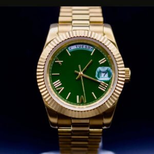 Seikomod Green & Gold Day Date nologo