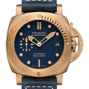 Panerai Submersible Bronzo Blu Abisso - 42mm Bronze Case - Blue Dial - PAM01074