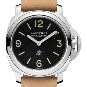 Panerai Luminor Base Logo - 44mm - Polished Steel - Black Dial - PAM01086