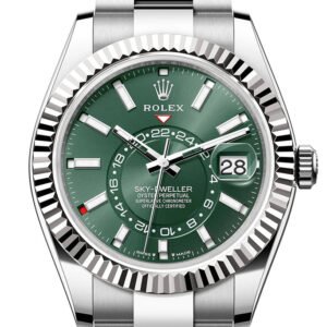 Rolex Sky Dweller 42 Mint Green Dial Stainless Steel Oyster Mens Watch 336934