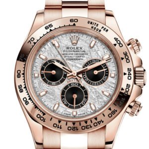 Rolex Cosmograph Daytona Meteorite Dial Rose Gold Men's Watch 116519LN