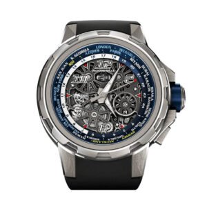 Richard Mille Automatic Winding Worldtimer Titanium RM 63-02 - BRAND NEW