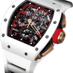 Richard Mille Chronograph Ceramic "White Demon" 50mm Openworked Dial - RM11-FM