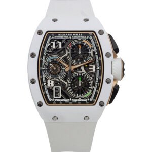 Richard Mille Lifestyle Flyback Chronograph White Ceramic RM 72-01 - BRAND NEW