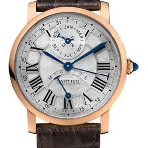 Cartier Rotonde de Cartier Perpetual Calendar Watch - 40.5 mm Pink Gold Case - W1556217