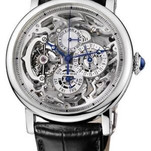 Cartier Rotonde de Cartier Grande Complication Skeleton Watch - 43.5 mm Platinum Case - W1580017