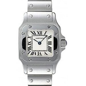 Cartier Santos de Cartier Galbee Watch - Small Steel Case - And Steel Bracelet - W20056D6