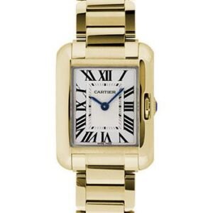 Cartier Tank Anglaise Watch - Small Yellow Gold Case - W5310014