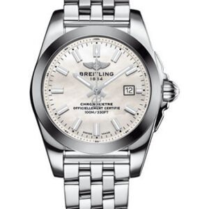 Breitling Galactic 29 Sleek Watch - Steel - Mother-Of-Pearl Dial - Steel Bracelet - W72348121A1A1