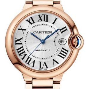 Cartier Ballon Bleu de Cartier Watch - 40 mm Rose Gold Case - Silvered Dial - Interchangeable Bracelet - WGBB0039