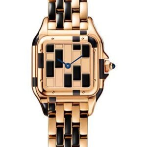 Cartier Panthere de Cartier Watch - 22 mm Pink Gold Case - Gold Dial - WGPN0010