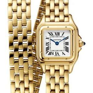Cartier Panthere de Cartier Double Loop Watch - 22 mm Yellow Gold Case - Yellow Gold Double Loop Bracelet - WGPN0013