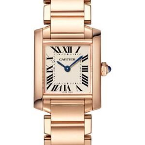 Cartier Tank Francaise Watch - 25 mm Pink Gold Case - WGTA0029