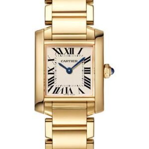 Cartier Tank Francaise Watch - 25 mm Yellow Gold Case - WGTA0031