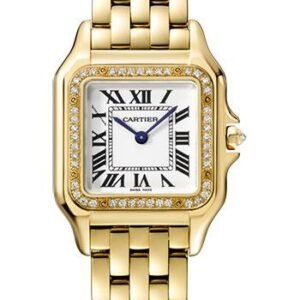 Cartier Panthere de Cartier Watch - 27 mm Yellow Gold Case - Diamond Bezel - WJPN0016