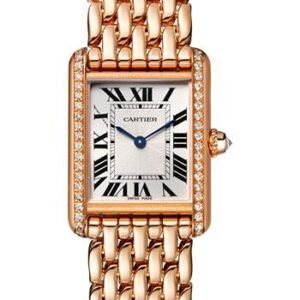 Cartier Tank Louis Cartier Watch - 29.5 mm Pink Gold Diamond Case - WJTA0020