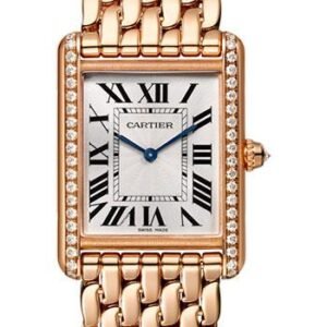 Cartier Tank Louis Cartier Watch - 33.7 mm Pink Gold Diamond Case - WJTA0021
