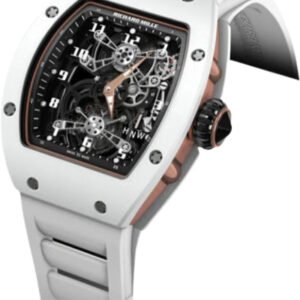 Richard Mille Chronograph Tourbillon White Ceramic 48mm Openworked Dial | RM17-01 (2)