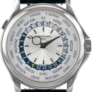 Patek Philippe Complications World Time White Gold Silver Dial | 5130G-019