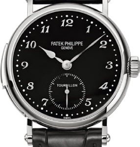 Patek Philippe Grand Complications Black Arabic White Gold 37mm Leather Manual | 5539G-001
