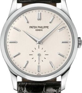 Patek Philippe Calatrava Small Seconds White Gold Silver Gray Dial | 5196G-001