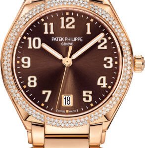 Patek Philippe Twenty~4 Ladies Rose Gold Brown Sunburst | 7300/1200R-001