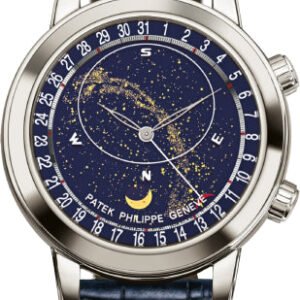 Patek Philippe Grand Complications Celestial Moon Age Platinum Blue Sky Chart Dial | 6102P-001