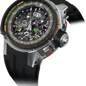 Richard Mille Manual Winding Tourbillon Chronograph Aviation Open-Worked Dial | RM39