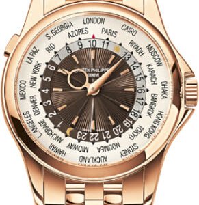 Patek Philippe Complications World Time Rose Gold White Dial | 5130/1R