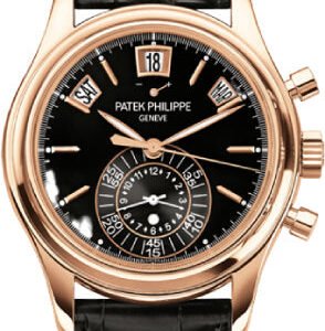 Patek Philippe Complications Annual Calendar Flyback Chronograph Rose Gold 43.25mm Black Dial | 5960R