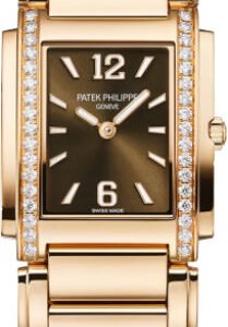 Patek Philippe Twenty~4 Ladies Rose Gold Brown Dial | 4910/1201R-001