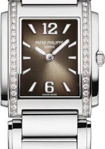 Patek Philippe Twenty~4 Ladies Stainless Steel Grey Sunburst Dial | 4910/1200A-010
