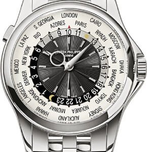 Patek Philippe Complications World Time White Gold Silver Dial | 5130/1G-011