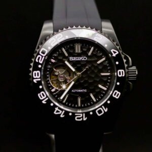 SeikoMod Black Open Heart