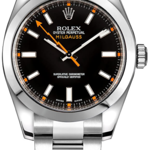 Rolex Milgauss Black Index 40mm Stainless Steel Watch - 116400