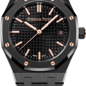 Audemars Piguet Royal Oak Ladies Black Ceramic 34mm Black Dial | 77350CE.OO.1266CE.01