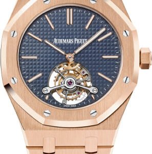 Audemars Piguet Royal Oak Extra-Thin Tourbillon 41mm Blue Index Rose Gold | 26510OR.OO.1220OR.01