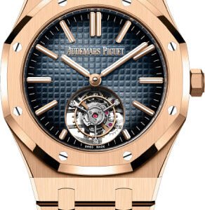 Audemars Piguet Royal Oak Flying 41mm Tourbillion Rose Gold Blue Dial | 26730OR.OO.1320OR.02