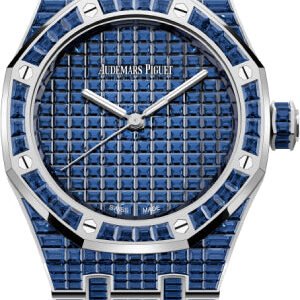 Audemars Piguet Royal Oak Selfwinding Blue Sapphire 37mm "50th Anniversary" White Gold Blue Dial | 15554BC.SS.1274BC.01