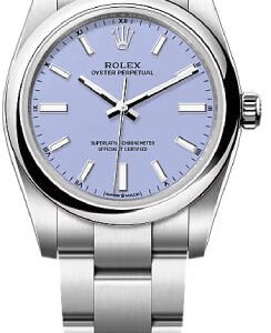 Rolex Oyster Perpetual 34 Lavender Dial Oyster Bracelet - 124200 - 2025